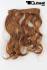 Lockige Clip-In-Extensions aus Kunsthaar in Bronze