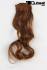 Lockige Clip-In-Extensions aus Kunsthaar in Bronze