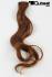 Lockige Clip-In-Extensions aus Kunsthaar in Bronze