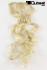 Lockige Extensions blond aus Kunsthaar