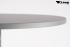 London Bistro Table silver, Round Glass Board, PVC-coated, height-adjustable-