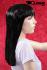 Long black wig