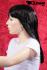 Long black wig