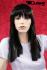 Long black wig