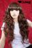 Long curly red wig