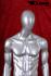 Mnnliche Schaufensterfigur faceless silber