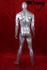 Mnnliche Schaufensterfigur faceless silber