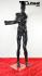 Mnnliche Schaufensterfigur Golf Sport Schaufensterpuppe schwarz glnzend Mannequin