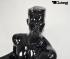 Mnnliche Schaufensterfigur Golf Sport Schaufensterpuppe schwarz glnzend Mannequin