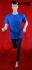 Mnnliche Schaufensterfigur hautfarben Schaufensterpuppe abstrakt Sportler Jogger Mannequin