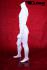 Mnnliche Schaufensterfigur headless, wei glnzend