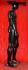 Mnnliche Schaufensterpuppe faceless schwarz glnzend