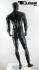 Mnnliche Schaufensterpuppe faceless schwarz