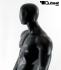 Mnnliche Schaufensterpuppe faceless schwarz