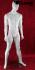 Mnnliche Schaufensterpuppe faceless white mat