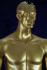 Mnnliche Schaufensterpuppe gold