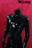Mnnliche Schaufensterpuppe headless schwarz glnzend