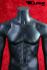 Mnnliche Schaufensterpuppe headless schwarz matt