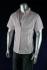 mnnliche Schaufensterpuppe, headless, silber