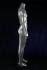 mnnliche Schaufensterpuppe, headless, silber