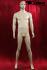 Mnnliche Schaufensterpuppe mit modellierten Haaren Schaufensterfigur Mannequin