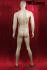 Mnnliche Schaufensterpuppe mit modellierten Haaren Schaufensterfigur Mannequin