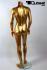 Mnnliche Schaufensterpuppe Schaufensterfigur gold kopflos Mannequin