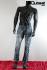 mnnliche Schaufensterpuppe, schwarz headless