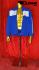 Mnnlicher Torso goldfarben