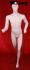 Male abstract window mannequin