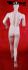 Male abstract window mannequin