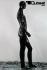 Male mannequin, faceless, black