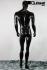 Male mannequin, faceless, black