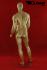 Male mannequin, faceless, gold