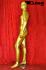 Male mannequin, faceless, gold