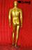 Male mannequin, faceless, gold