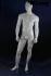 Male mannequin, faceless, white shining