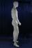 Male mannequin, faceless, white shining