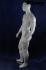 Male mannequin, faceless, white shining