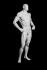 Male mannequin, faceless, white