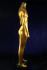 Male mannequin, headless, gold