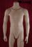 Male mannequin, headless, skin