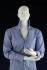 Male mannequin, movable, white shining