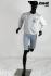 Male mannequin, sporty, shining black