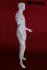 Male Mannequin with moveable Arms, white shining