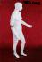 Male Mannequin with moveable Arms, white-shining