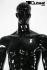 Male Window Mannequin, black shining