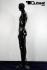Male Window Mannequin, black shining