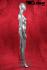 Mannequin Female, Shining Silver, Faceless
