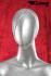 Mannequin Female, Shining Silver, Faceless